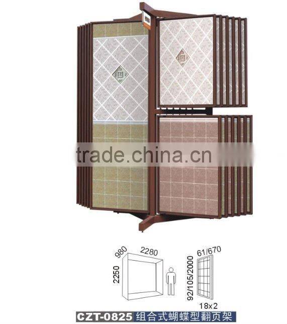 Promotions metal wire display rack for hanging tile