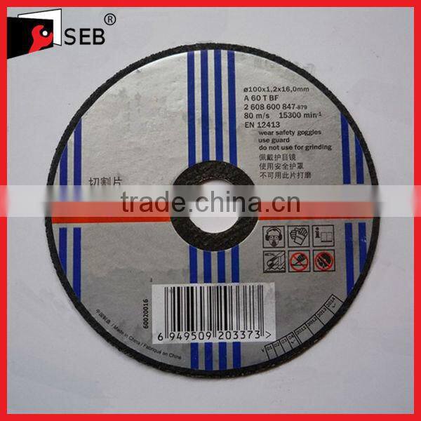 high quality Resin Cutting Wheel for cutting metal