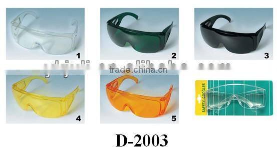 High quality full frame laser safety goggles with anti-uv lens,safety glasses