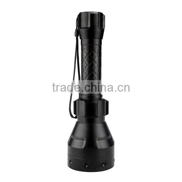 uniquefire T67 67mm convex lens zoom round hunting flashlight