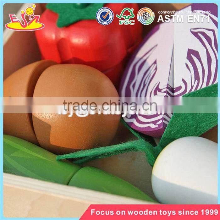wholesale children pretend play wooden toy cutting fruit new deisgn wooden toy cutting fruit for kids W10B183