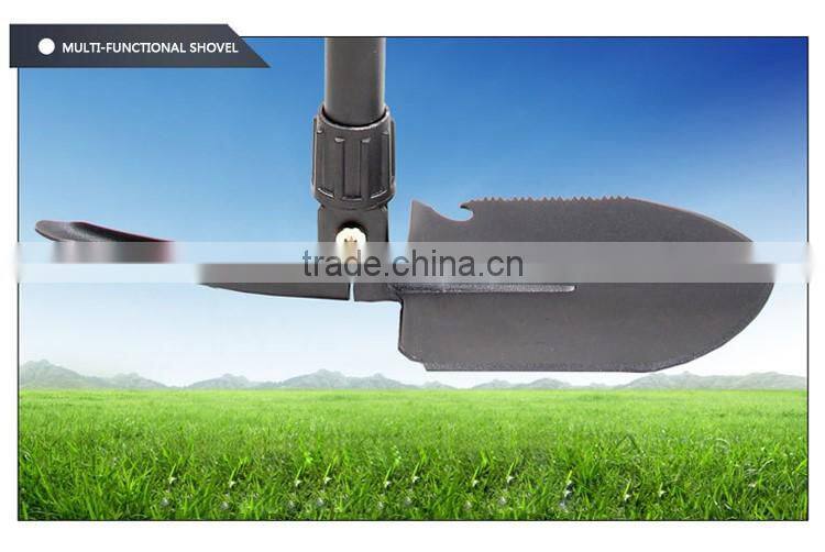 QJ-JS03 Hot Sale Functional Survival Tool Folding Camping Shovel
