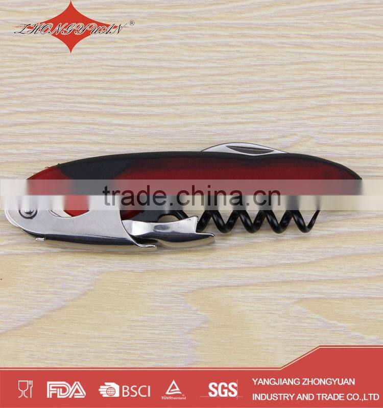 bottle opener corkscrew wine opener with knife