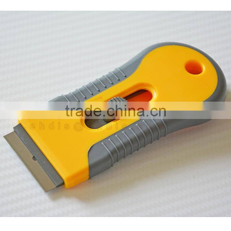 glass scraper /knife putty / squeegee rubber with 1.5 inch stainless steel blade