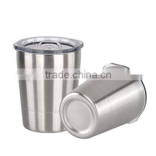 8.5 Ounce 24h Cold-keeping Double Wall Vacuum Stainless Steel Insulated Tumbler Travel Mug