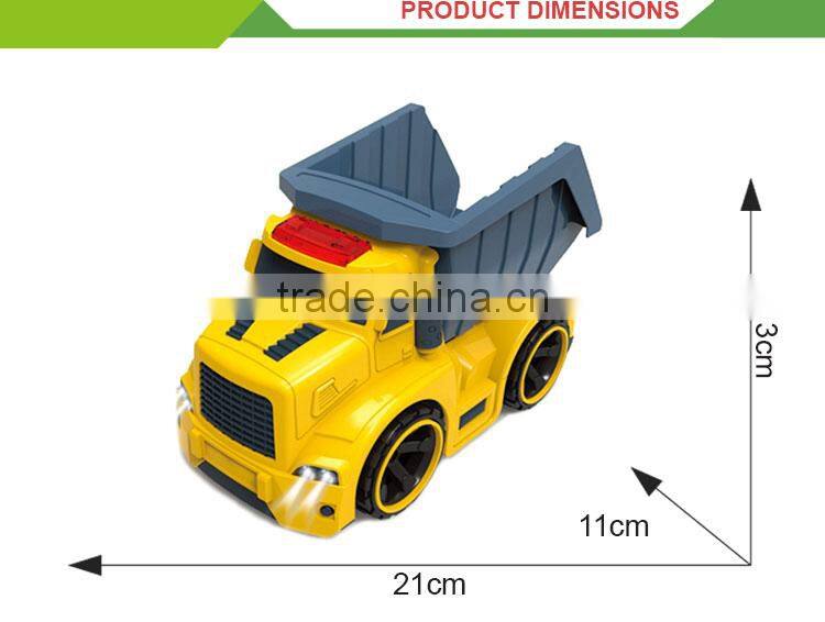 Wholesale kids play friction inertia set die cast mini truck toy