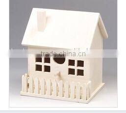 Lovely house wooden coin box and kids gift