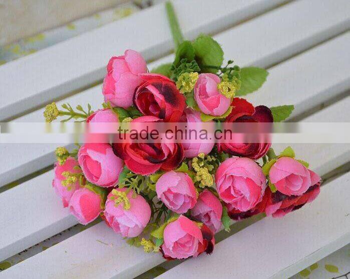 fabric artificial flower bunch