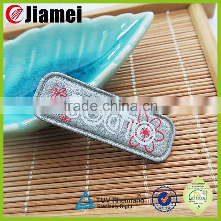 Custom badge for garment 2015 oem soft pvc reflective puff patch