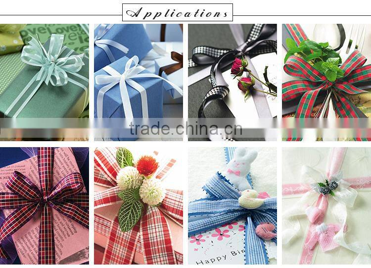 Modern Design Luxury Paper Bag Ribbon Handle