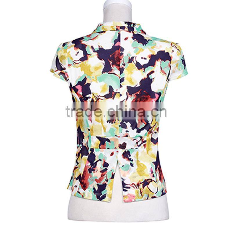 High fashion factory direct manufacturer ladies short sleeve summer jackets