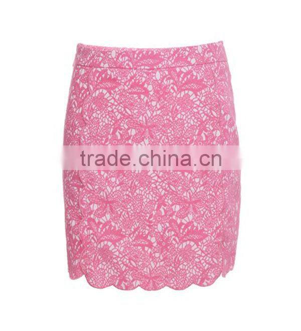 2016 summer hot sexy wrap women's clothing garment apparel direct factory OEM/ODM manufacturing lady's lace skirt
