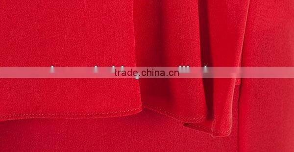 famous name brand garments design ladies' loose fit double colored sleeveless round necked korean mini dress