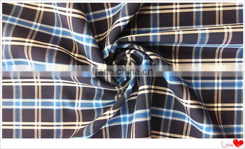 BAMSILK- Yard Dyed Woven Bamboo Fiber Check for Casual Shirt