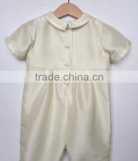 2017 Newborn Satin Baby Girls Bubble Romper with Hat