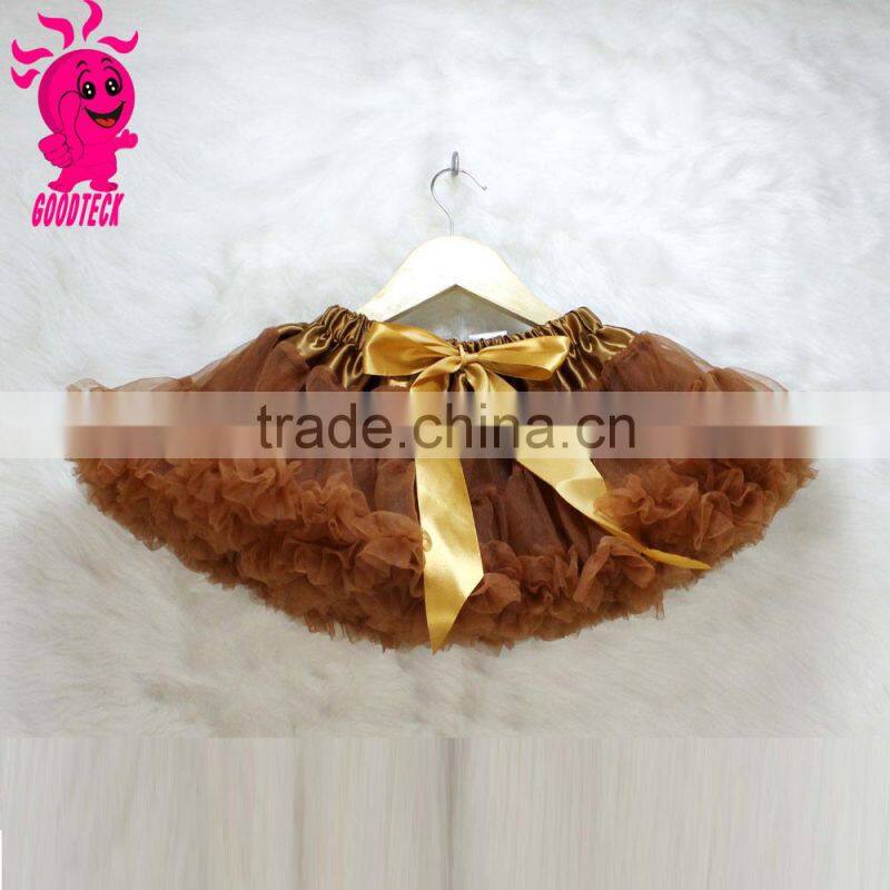 2015 New Arrival Solid Colors Summer Litter Girls Tutu Pettiskirt