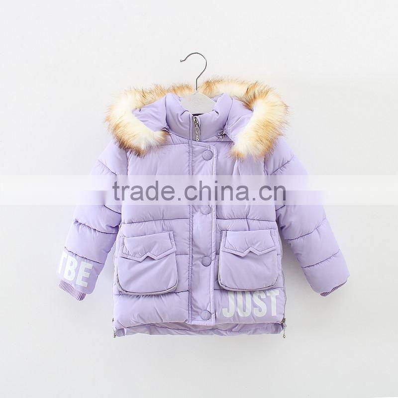 lastest dress design wholesale warm winter clothing girls hooded coat ,hood girls winter coat