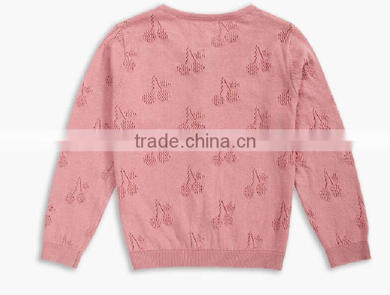 pink berry crocheted pattern infant toddler baby girls cardigan sweater