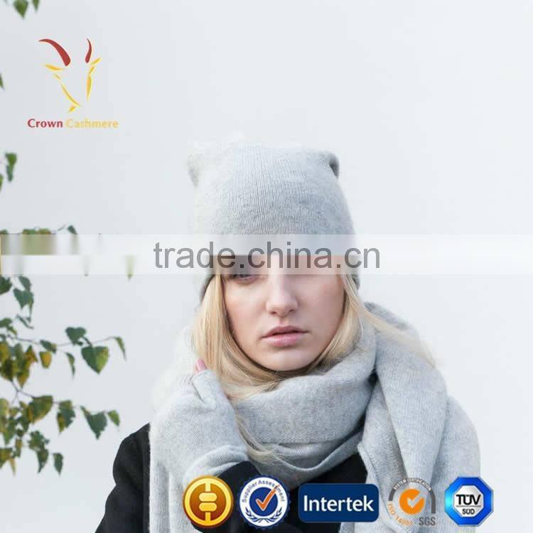 wholesale women's knit hat and scarf sets