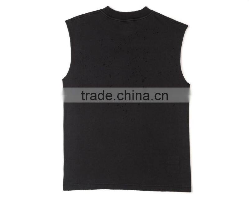 eaten muscle tee with custom logo for man