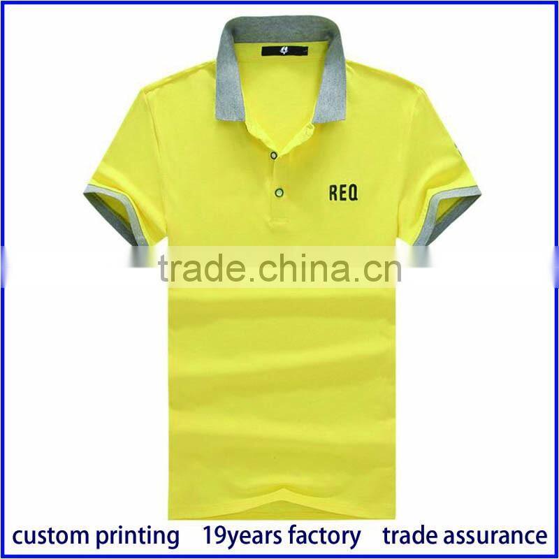 Factory Men's Plain No Branded Pique Polo Shirt