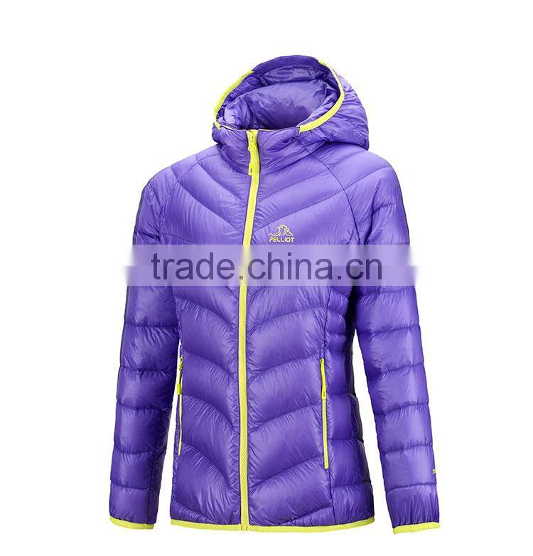 2017 new waterproof womens down jacket compressible ,womens' ultralight jackets