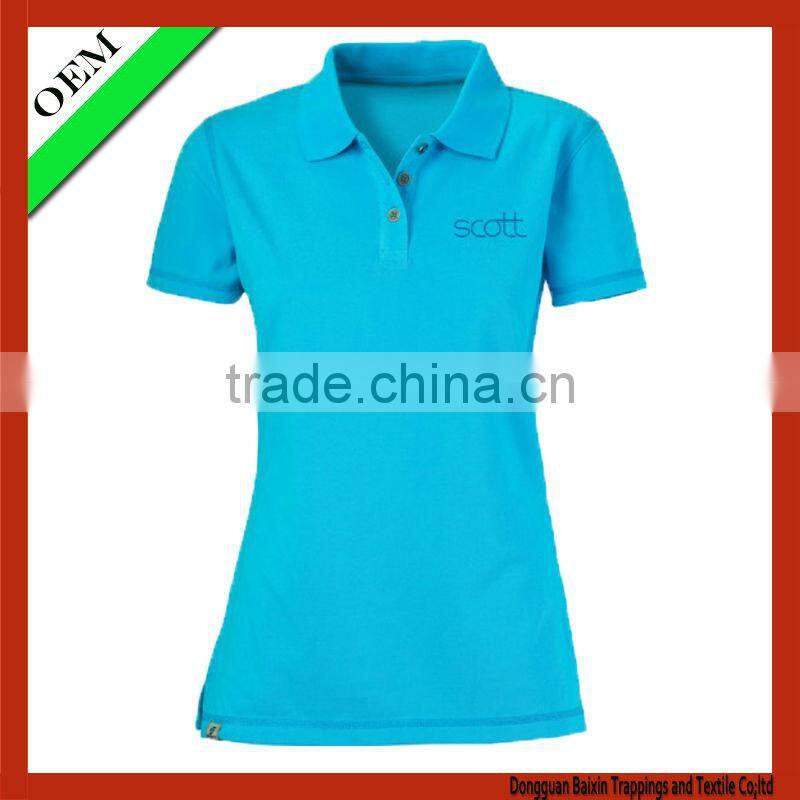 Women's simple polo shirt,provided by china supplier