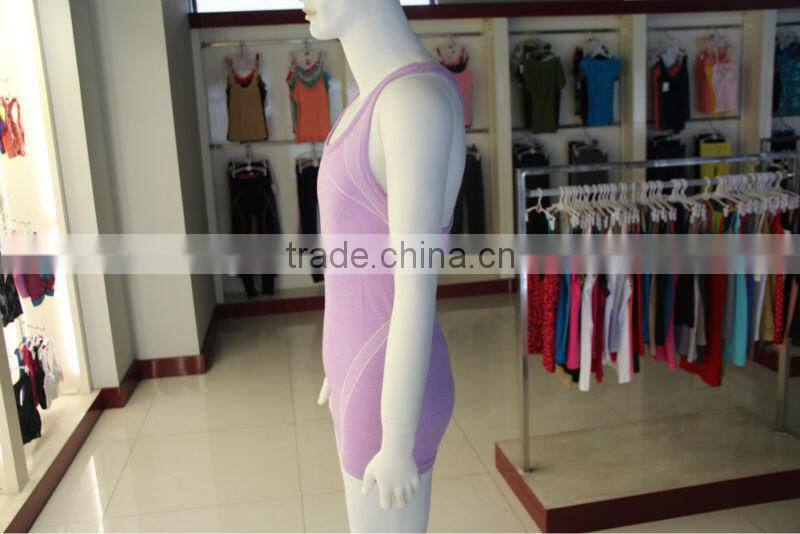 Zhejiang Wanyu Factory Provide Seamless Gym Tank Top