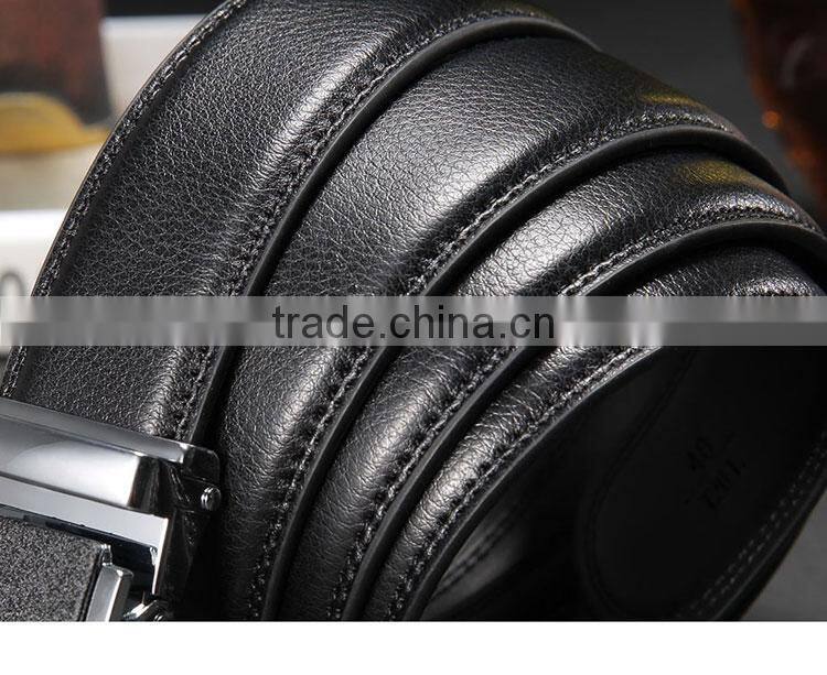 New Designer Automatic Mens Leather Belt High Quality Luxury Cow Leather Men Belts 3.5CM