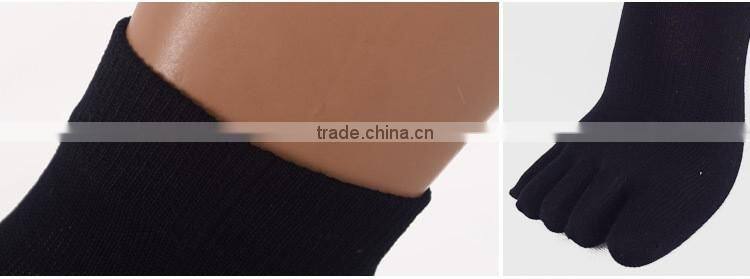 wholesale socks five toe black socks for men