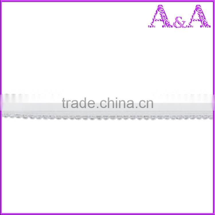 Spandex/Nylon 17mm bra picot elastic lace binding tape