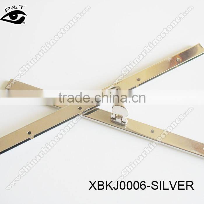 19CM Silver color metal purse frame Lock for handbags metal locks for handbag