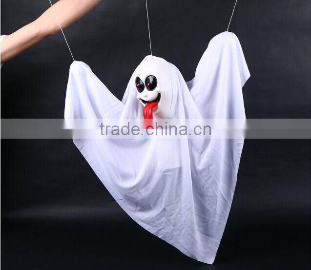 Customized Scary Halloween Bar Decor Acoustic Electric Bats Hanging Ghost