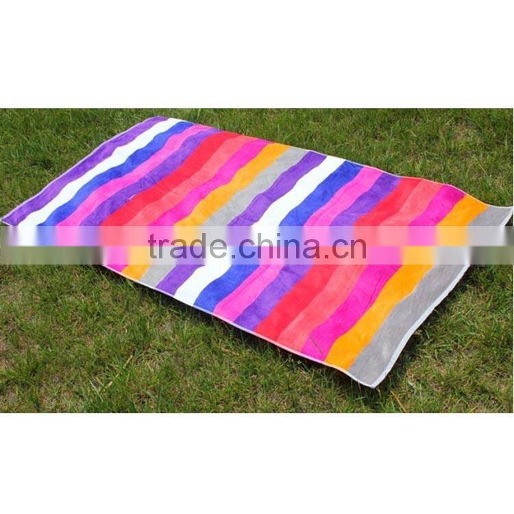 100% cottonreactive printed beach towel backpack chair covers