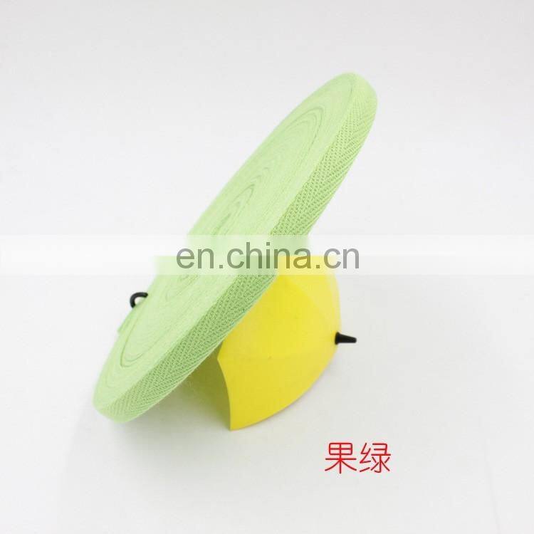 factory supply stock colored 1cm herringbone cotton webbing