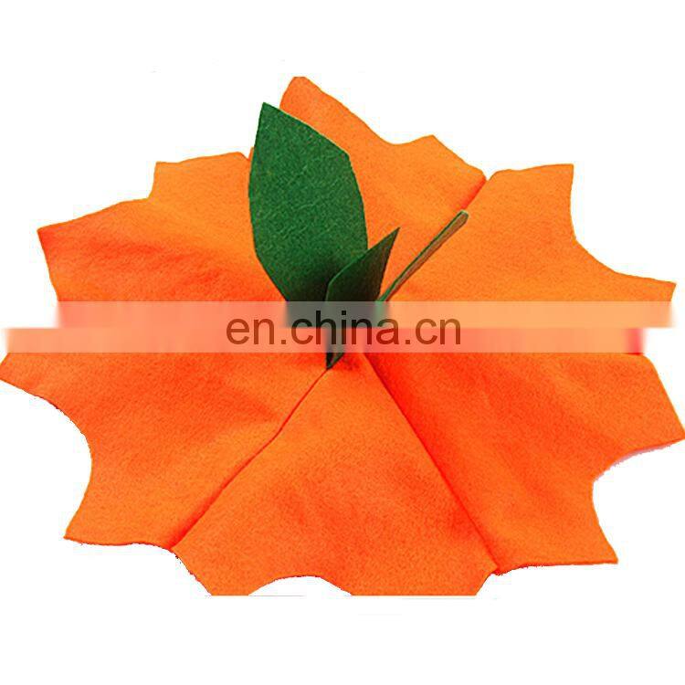 2016 Hot selling Adult funny halloween pumpkin mascot costume pumpkin performance wear with hat