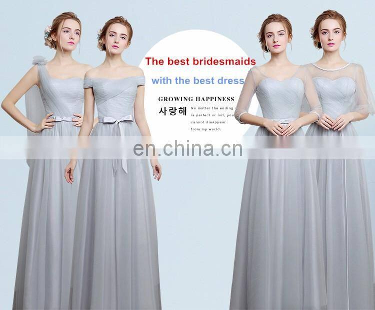 HS1611 Long Floor Length Elegant Prom Evening Dress 2016 Bridesmaid Dress