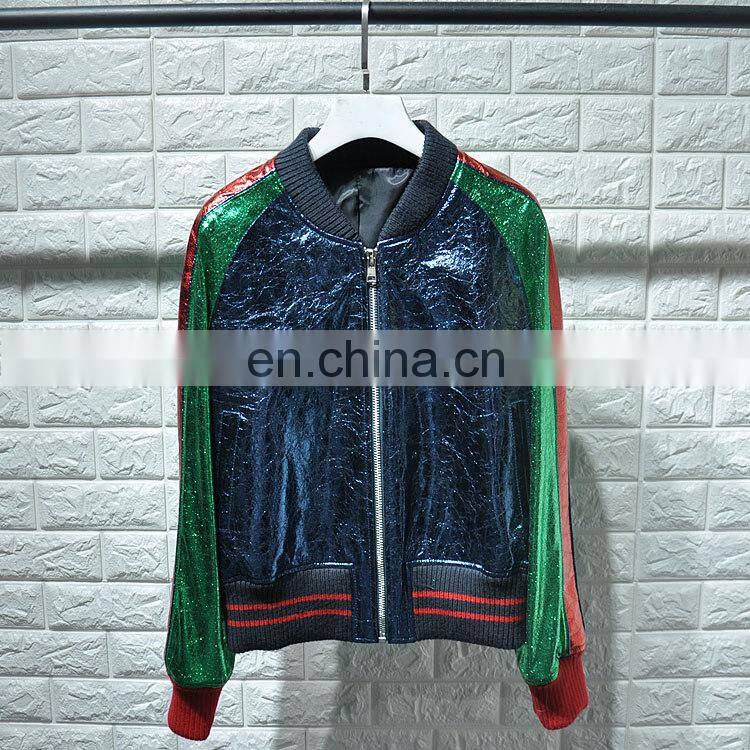 Fashion Clothes Slim Fit Women Leather Jacket Wholesale Leather Fashion Jacket