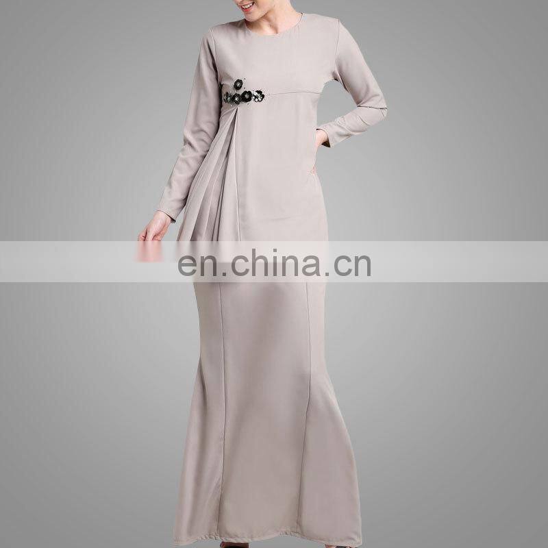 muslimah wear modern elegant fashion beading baju kurung