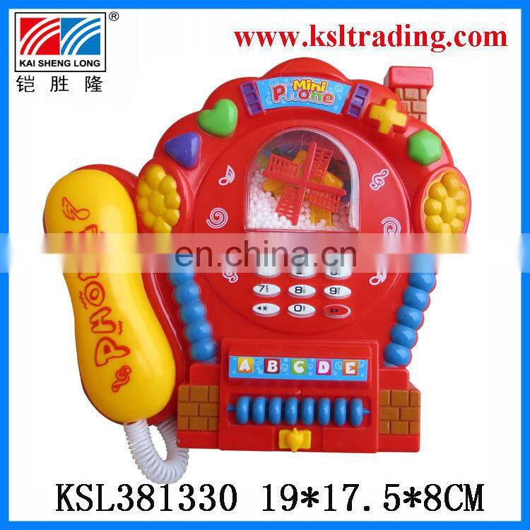 counting frame music snowflake mini telephone toy