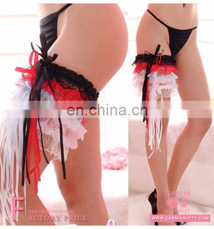 Plus size stretch lace cute style popular design sexy girls in garter belt
