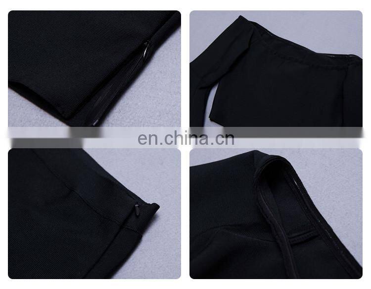 Fashion Two pieces women top & skirt bandage plus size women dress for wholesale