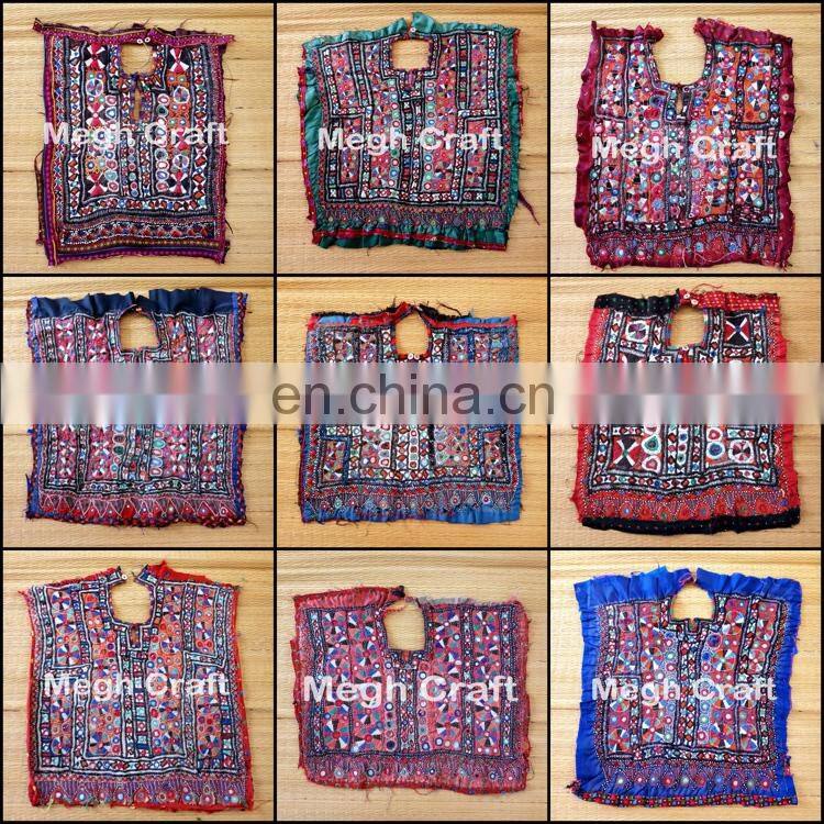 Vintage Banjara beaded yoke Neck- Designer multicolor Yock Neck patches-Women's blouse neck yokes Patches