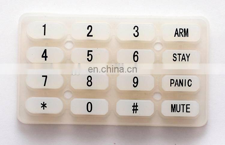 Supply all kinds of Car alarm silicone keypad with best choice