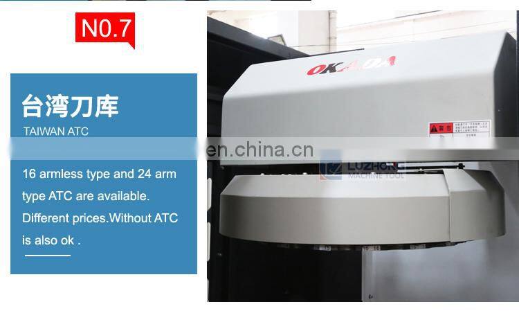 China Milling XK7124 XK7125 Milling Machine With CNC