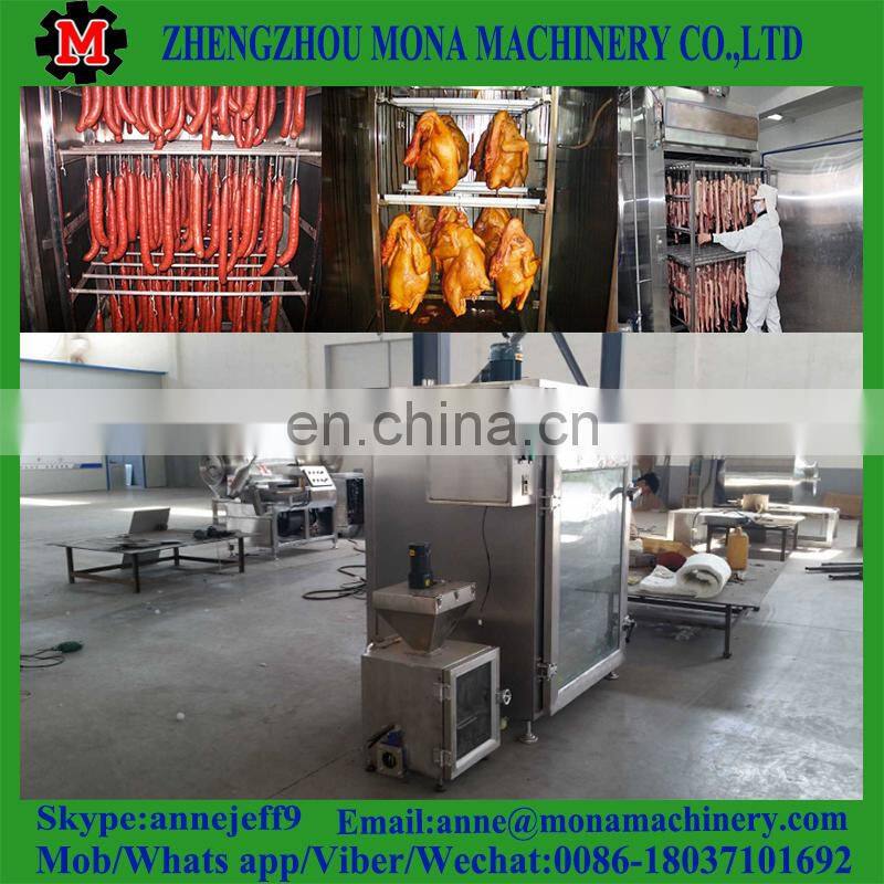 30-1000kg per batch gas or electric batch fish smoker/smoked turkey legs machine/cold smoking herring oven