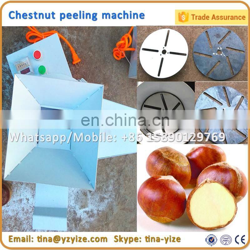 chestnut processing castanea sativa opening and cutter machine