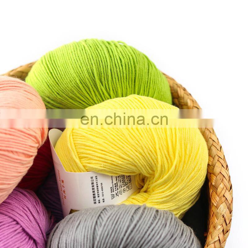 High quality fancy PTT Slub Yarn 100cotton yarn for crochet knitting