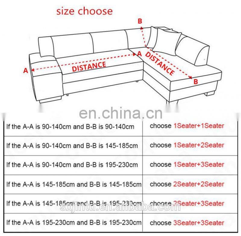 Solid Plain L Shaped Universal Stretch Elastic Sofa Covers Chaise Protective Sofa Arm Cover