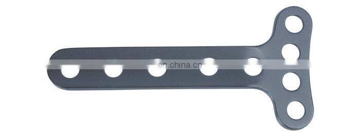 CE & ISO Marked Orthopedic Surgical Instruments Small T-shaped Locking Plate Fracture Plate Screw Mini Plates Fragments